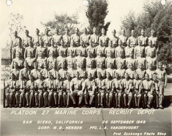 1949,MCRD San Diego,Platoon 27