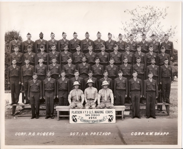1951,MCRD San DIego,Platoon 173