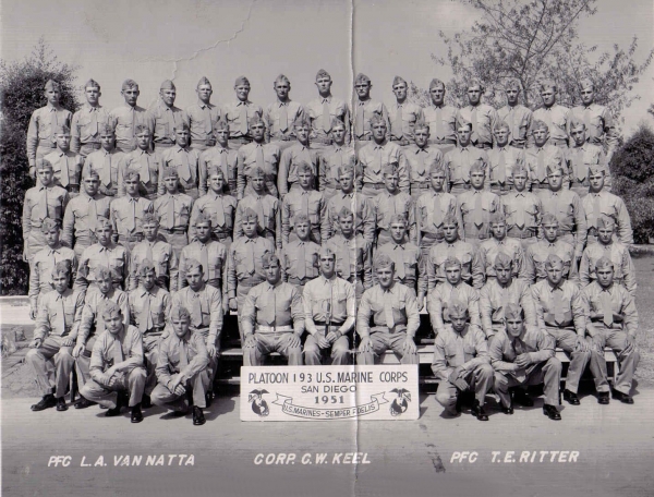 1951,MCRD San Diego,Platoon 193