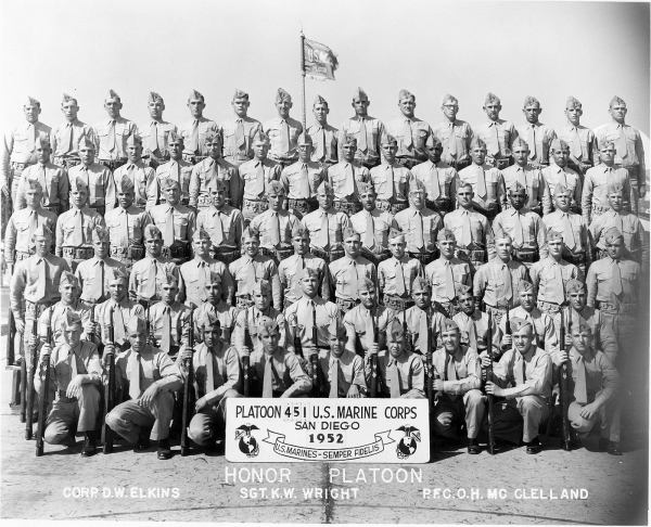 1952,MCRD San Diego,Platoon 451