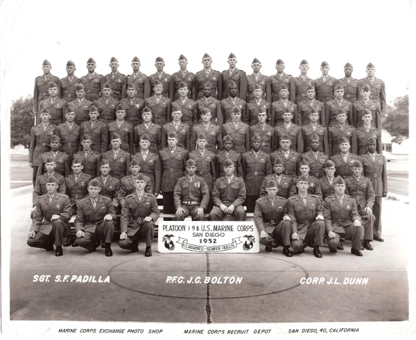 1952,MCRD San Diego,Platoon 198