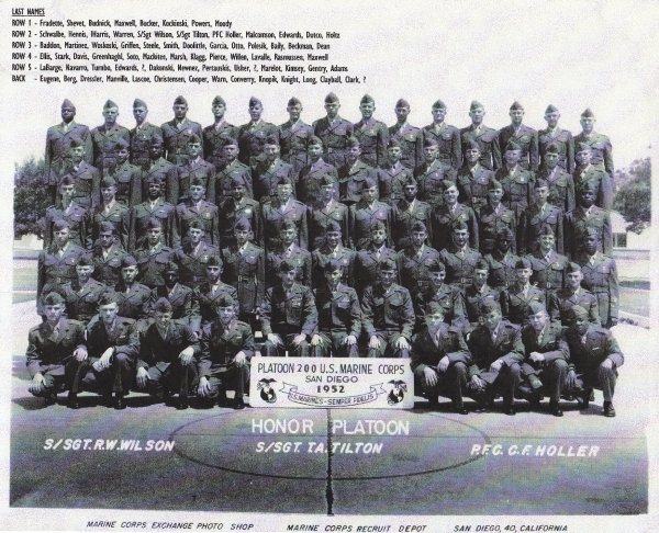 1952,MCRD San Diego,Platoon 200