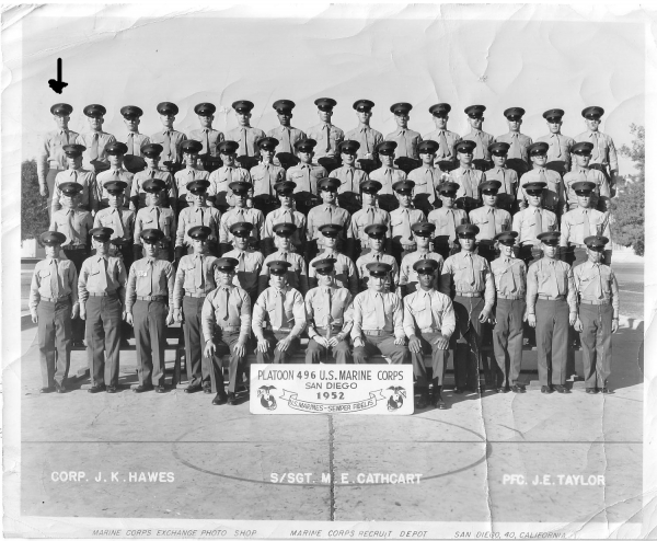 1952,MCRD San Diego,Platoon 496