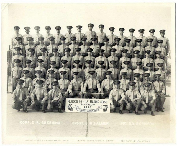 1953,MCRD San Diego,Platoon 16