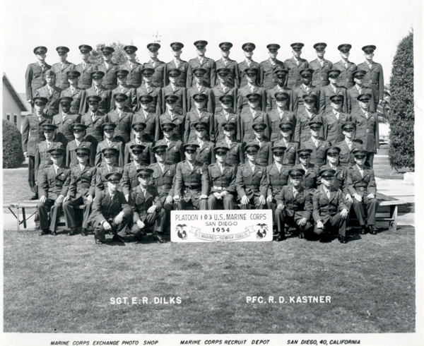 1954,MCRD San Diego,Platoon 103