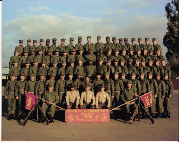 1965,MCRD San Diego,Platoon 2034