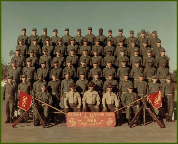1966,MCRD San Diego,Platoon 1151