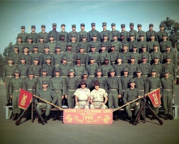 1966,MCRD San Diego,Platoon 2069