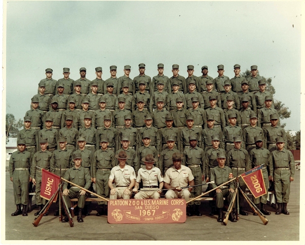 1967, MCRD San Diego,  Platoon 2006