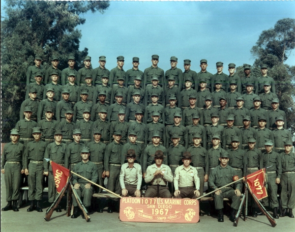 1967,MCRD San Diego,Platoon 1077