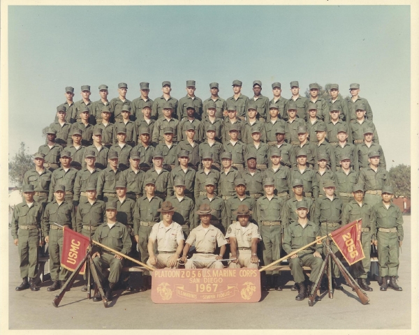 1967,MCRD San Diego,Platoon 2056