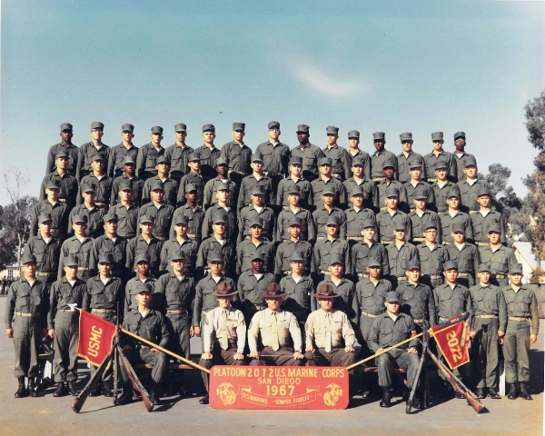 1967,MCRD San Diego,Platoon 2072