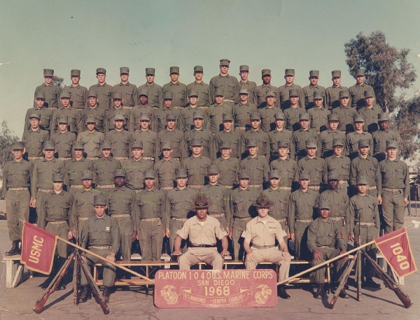1968,MCRD San Diego,Platoon 1040