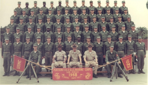 1968,MCRD San Diego,Platoon 1025