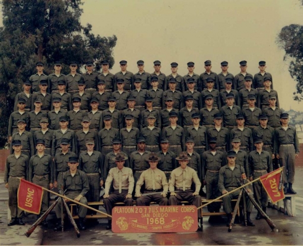 1968,MCRD San Diego,Platoon 2077
