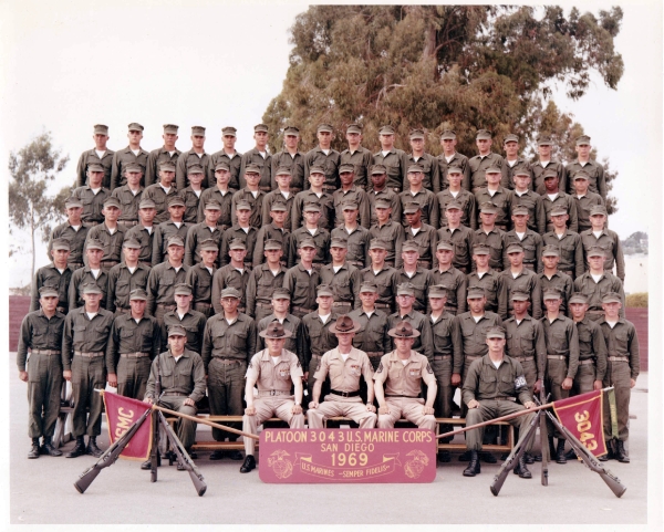 1969, MCRD San Diego, Platoon 3043