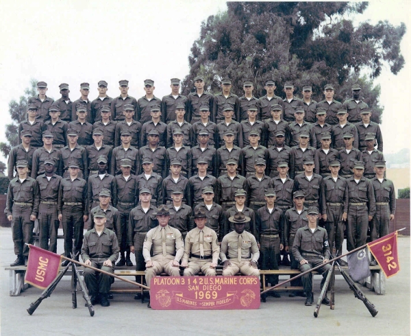 1969, MCRD San Diego, Platoon 3142