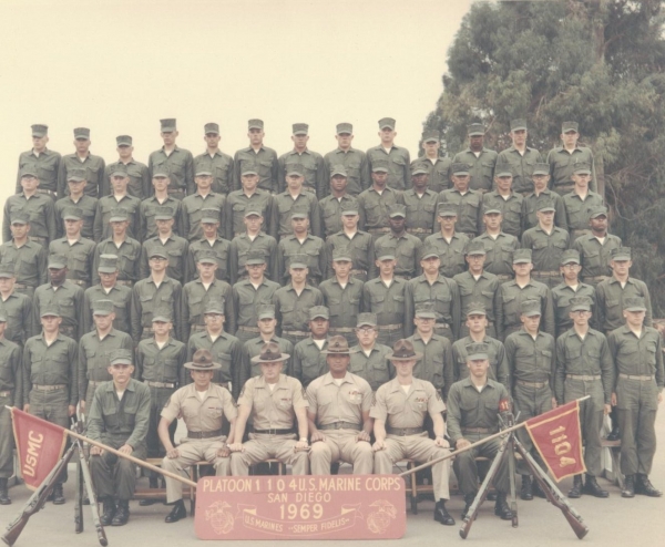 1969,MCRD San Diego,Platoon 1104