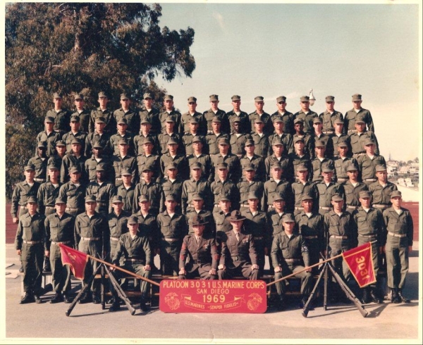 1969,MCRD San Diego,Platoon 3031