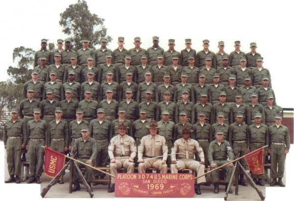 1969,MCRD San Diego,Platoon 3074