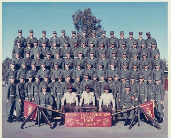 1969,MCRD San Diego,Platoon 1180