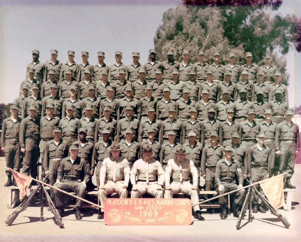 1969,MCRD San Diego,Platoon 3134