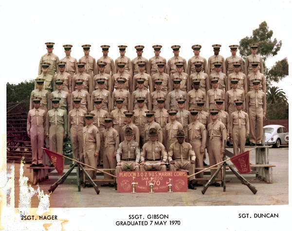 1970, MCRD San Diego, Platoon 3029