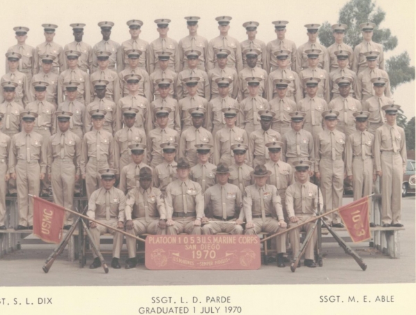 1970,MCRD San Diego,Platoon 1053