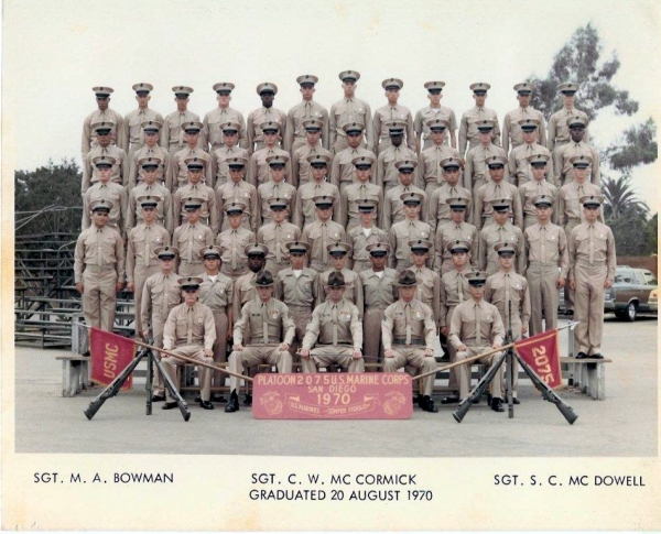 1970,MCRD San Diego,Platoon 2075