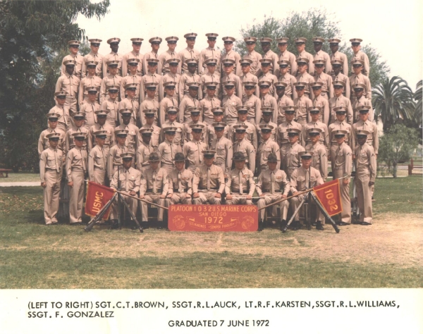 1972,MCRD San Diego,Platoon 1032