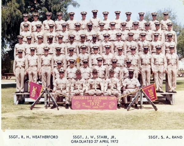 1972,MCRD San Diego,Platoon 3011