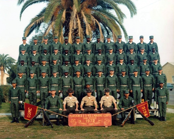 1972,MCRD San Diego,Platoon 3134