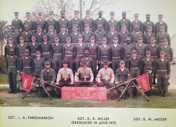 1973, MCRD San Diego, Platoon 1033