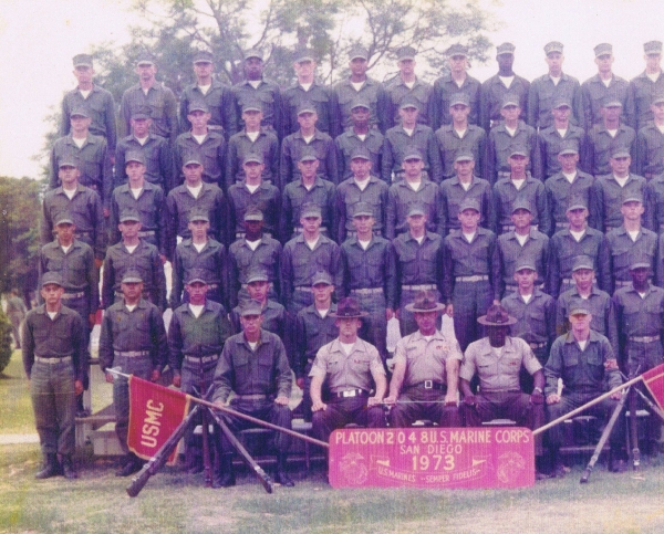 1973,MCRD San Diego,Platoon 2048