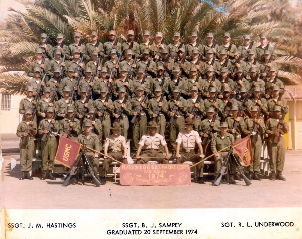 1974,MCRD San Diego,Platoon 1066