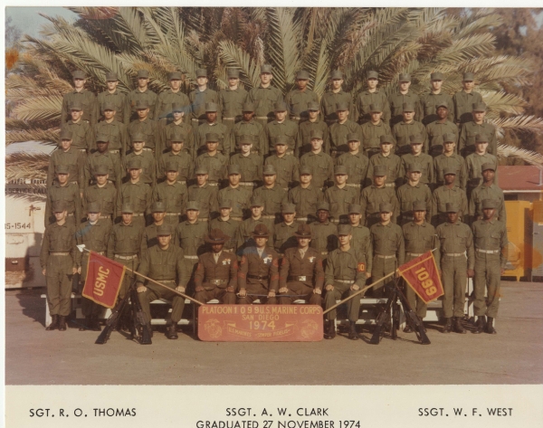 1974,MCRD San Diego,Platoon 1099