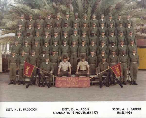 1974,MCRD San Diego,Platoon 2092
