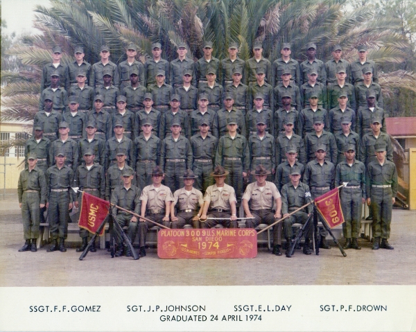 1974,MCRD San Diego,Platoon 3009