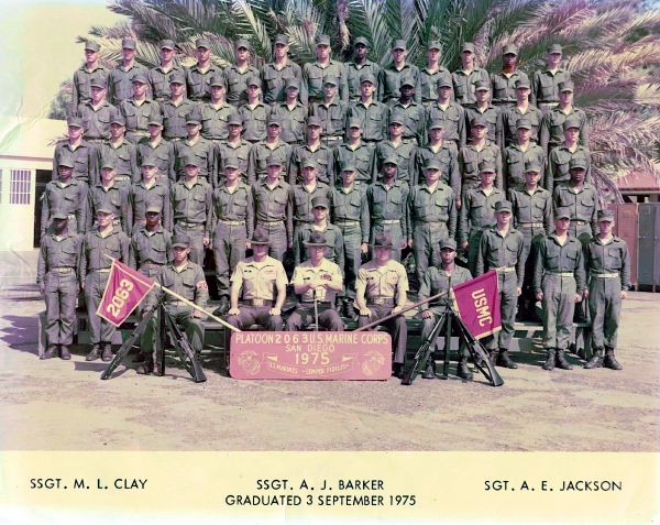 1975, MCRD San Diego, Platoon 2063