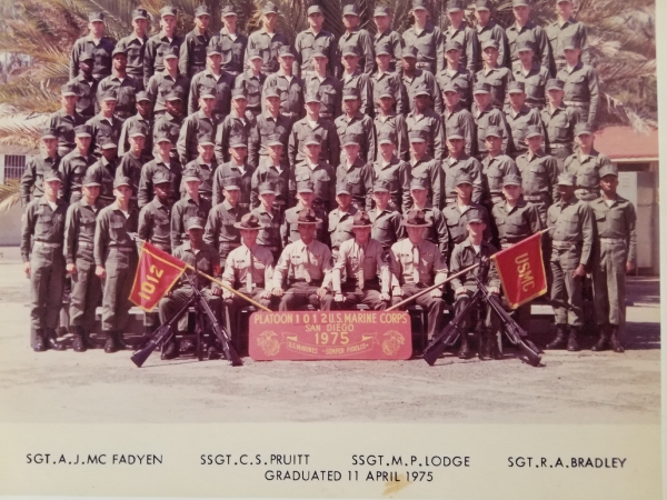 1975,MCRD San Diego,Platoon 1012