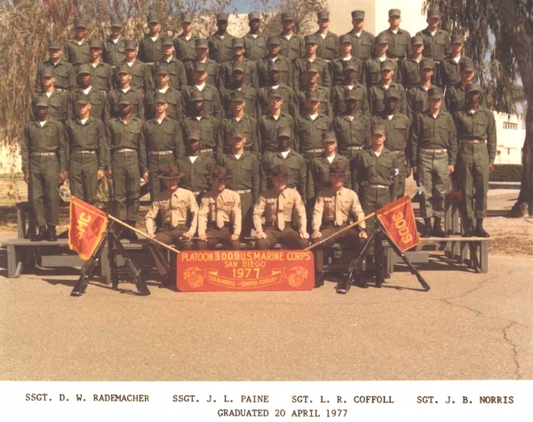 1977,MCRD San Diego,Platoon 3009