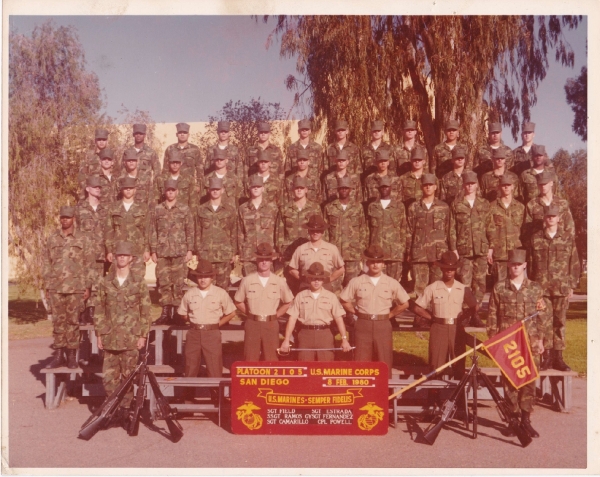1980,MCRD San Diego,Platoon 2105