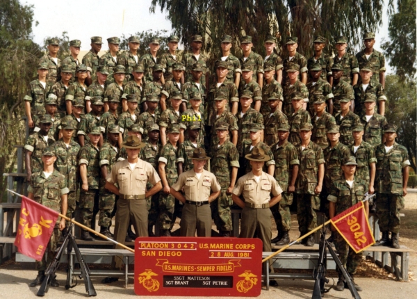 1981, MCRD San Diego, Platoon 3042