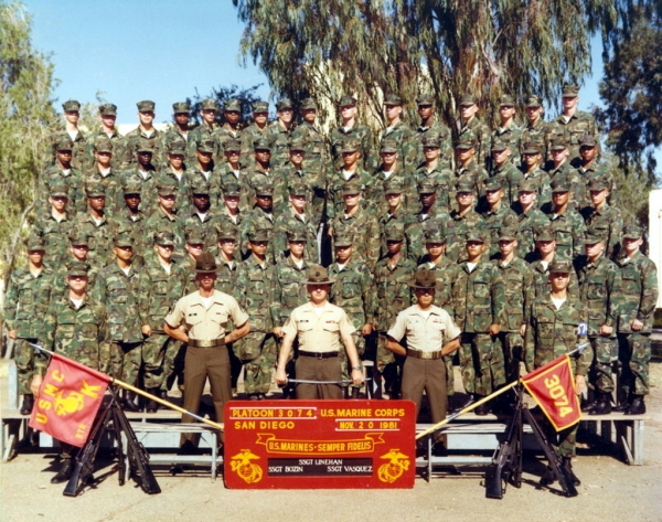 1981,MCRD San Diego,Platoon 3074