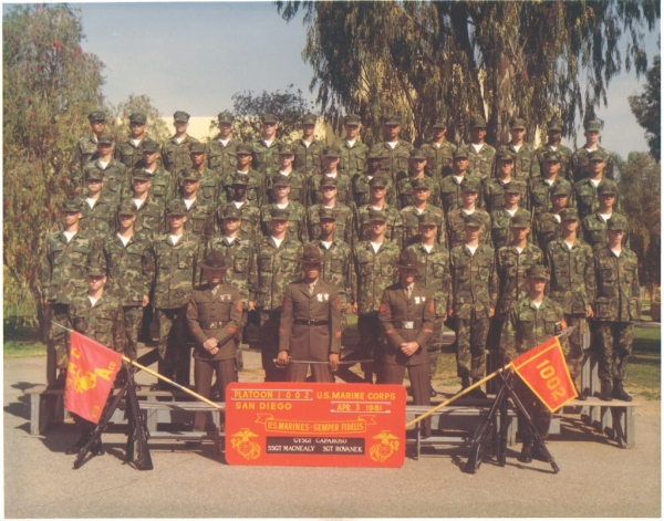 1981,MCRD San Diego,Platoon 1002