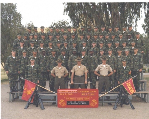 1981,MCRD San Diego,Platoon 2068