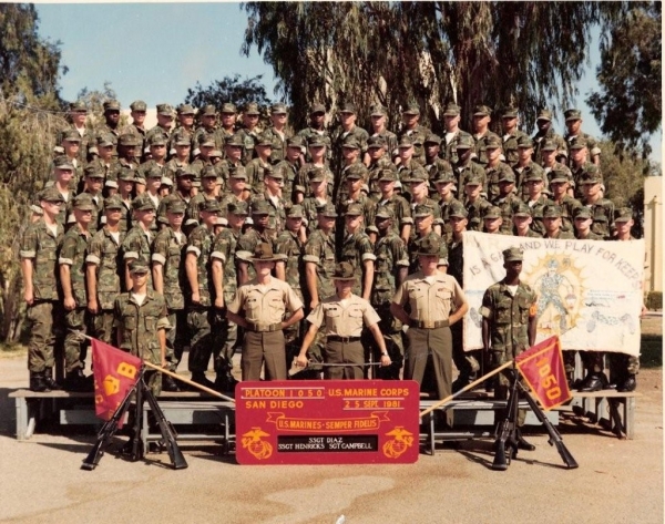 1981,MCRD San Diego,Platoon 1050