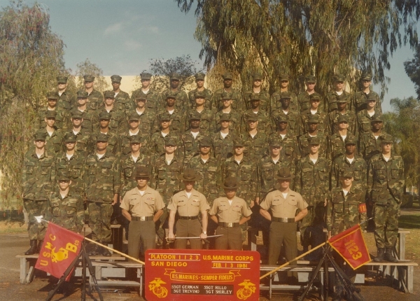 1981,MCRD San Diego,Platoon 1123