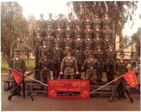 1981,MCRD San Diego,Platoon 2124