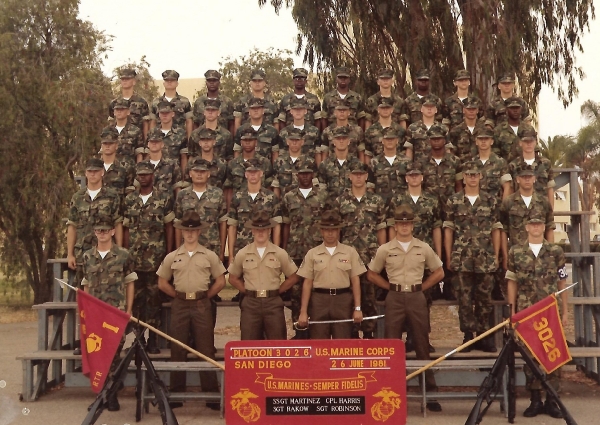 1981,MCRD San Diego,Platoon 3026